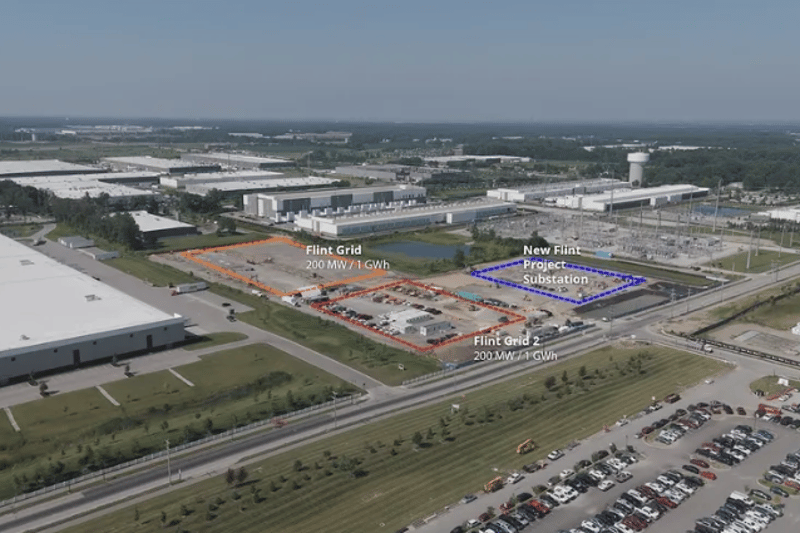 Outside Columbus, a host of data centers has transformed the Ohio countryside in just a few years. Soon, Eolian’s massive battery will deliver power in the midst of the AI hub. (Eolian)