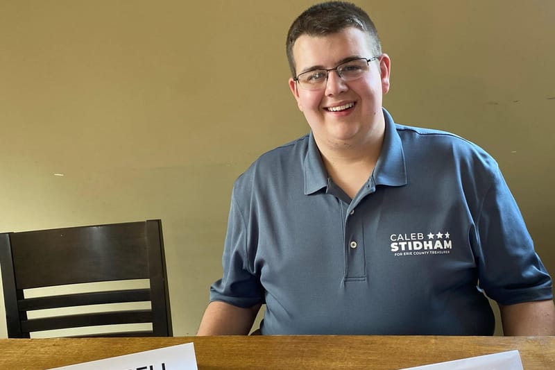 Caleb Stidham, the Erie County treasurer and chairman of the Erie County Republican Party. (Photo: Facebook)