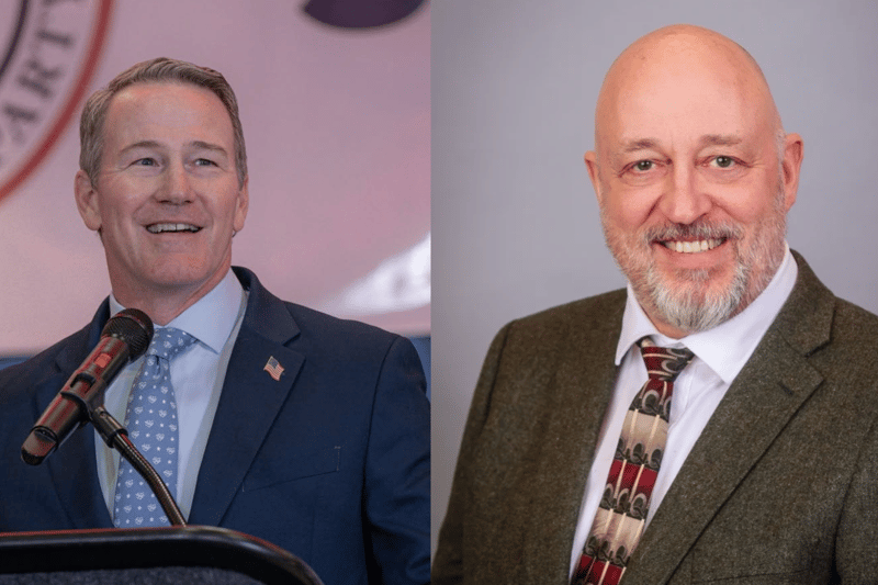 U.S. Senator Jon Husted, R-Ohio, and state Representative Gary Click, R-Vickery. (Photos: Facebook/Ohio General Assembly)