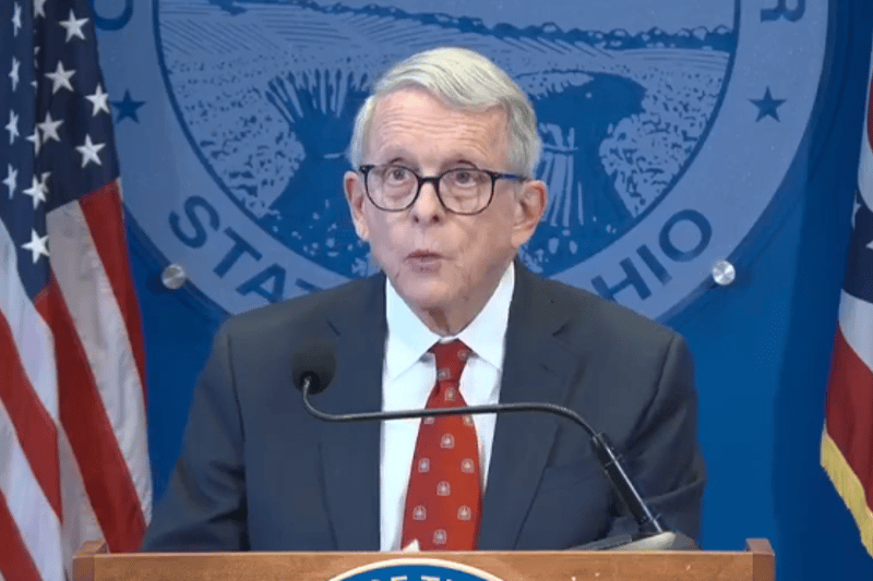 Ohio Gov. Mike DeWine. (Screenshot via Ohio Governor Mike DeWine / Facebook)