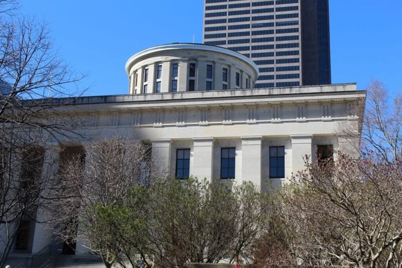The Ohio Statehouse in Columbus. (Photo by David DeWitt, Ohio Capital Journal.)