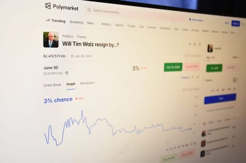 Online prediction markets such as Kalshi and Polymarket are attracting scrutiny from state lawmakers, who argue the platforms are undermining state gambling regulations. (Photo by Alyssa Chen/Minnesota Reformer)
