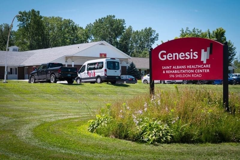 The Genesis St. Albans Healthcare and Rehabilitation Center in St. Albans, Vt. Private equity-backed Genesis HealthCare is facing lawsuits or investigations in Vermont and several other states over allegations of patient neglect and abuse. (Photo by Glenn Russell/VTDigger)