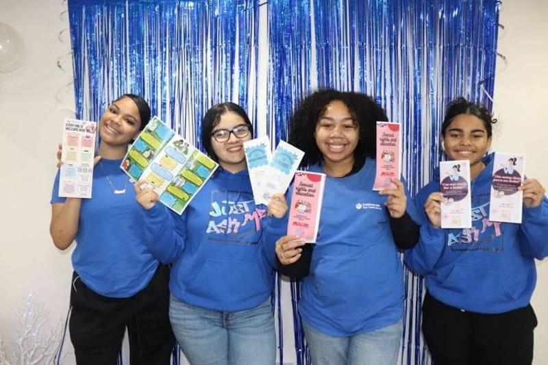 One of the grantees affected by new federal rules was Children’s Aid, a 170-year-old organization in New York City that served 1,200 youth each year with its nearly $1 million grant. Among the staff members affected are peer educators who were hired for summer roles in the teen pregnancy prevention program. (Courtesy of Children’s Aid)