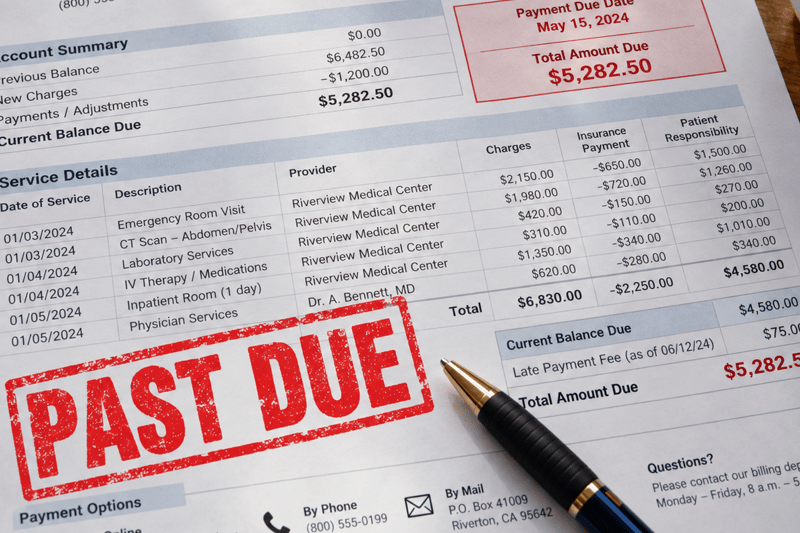 A past due medical bill. (Photo: NorthStar Civic Media file photo)