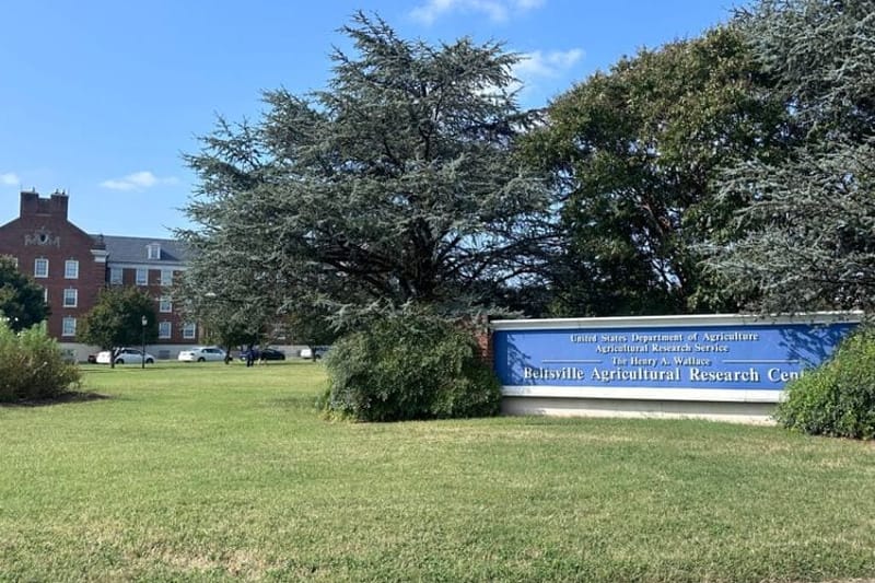 The U.S. Department of Agriculture's Beltsville Agricultural Research Center sprawls over 6,500 acres in northern Prince George's County, Maryland. The Trump administration has proposed closing the center as part of a massive reorganization of the department. (Photo by Danielle J. Brown/Maryland Matters)