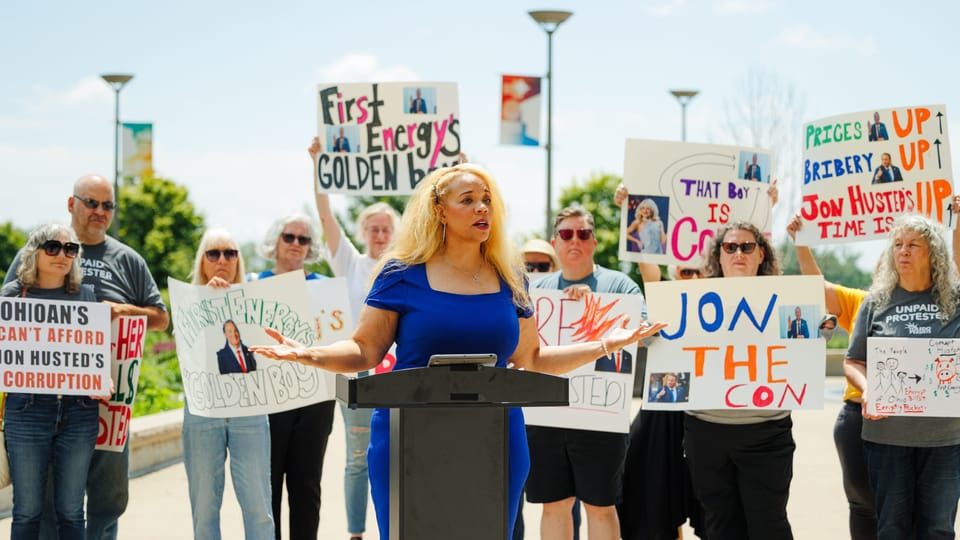 Northwest Ohio residents call out Jon Husted for key role in FirstEnergy corruption scandal
