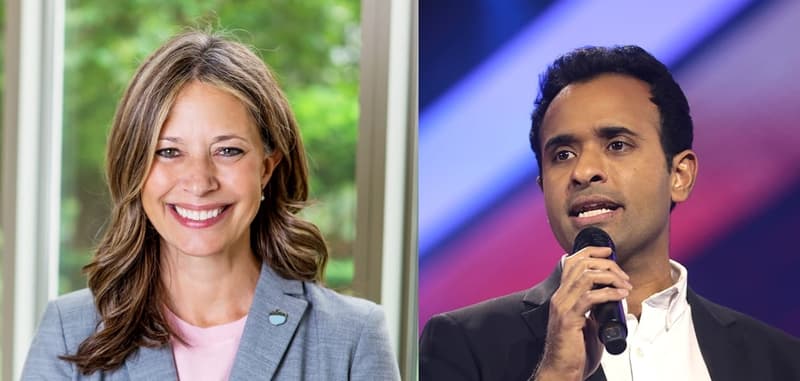 Ohio Republican Vivek Ramaswamy holds big cash lead over Democrat Amy Acton after $25 million loan