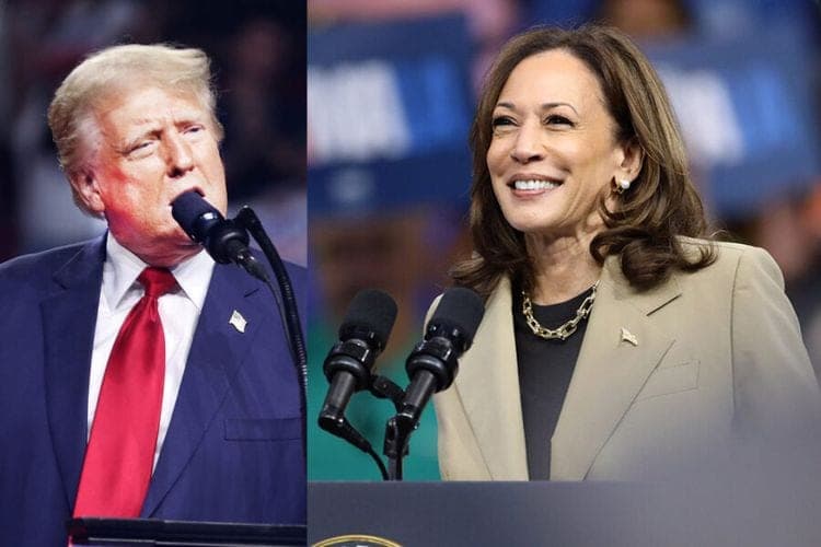 Harris, Trump campaigns scuffle over migrants and abortion bans 7 weeks out from election