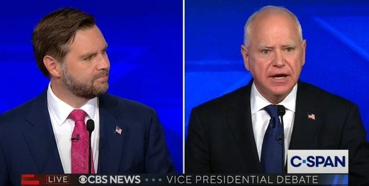 Tim Walz and J.D. Vance tangle in wonky, largely cordial vice presidential debate