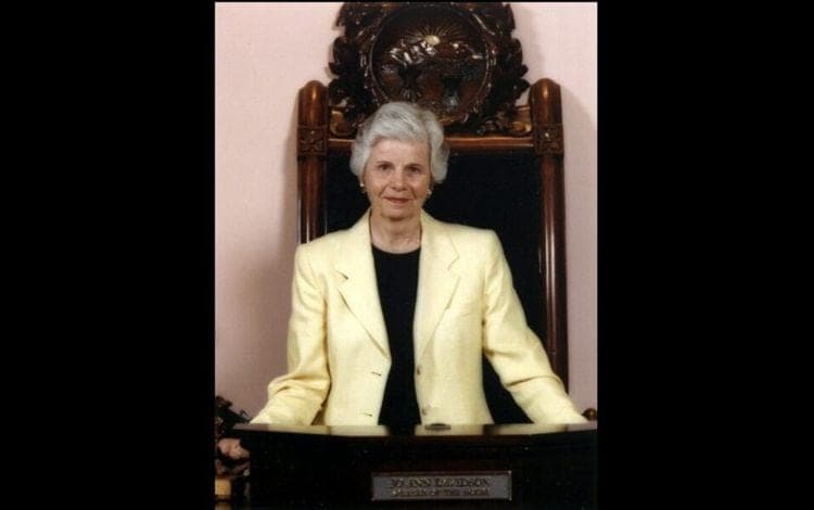 Jo Ann Davidson, Ohio’s first female Speaker of the House, died at 97