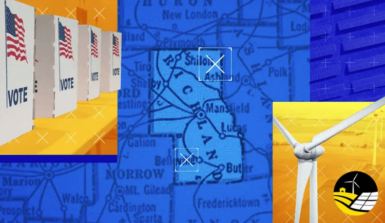 This Ohio county put a ban on wind and solar. Will voters reverse it?