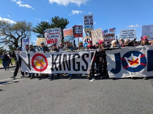 No Kings day rallies roll out across the US, with millions said to attend anti-Trump protests