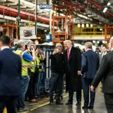 A Ford worker called out Trump. The president flipped him off. Now, he’s been suspended.